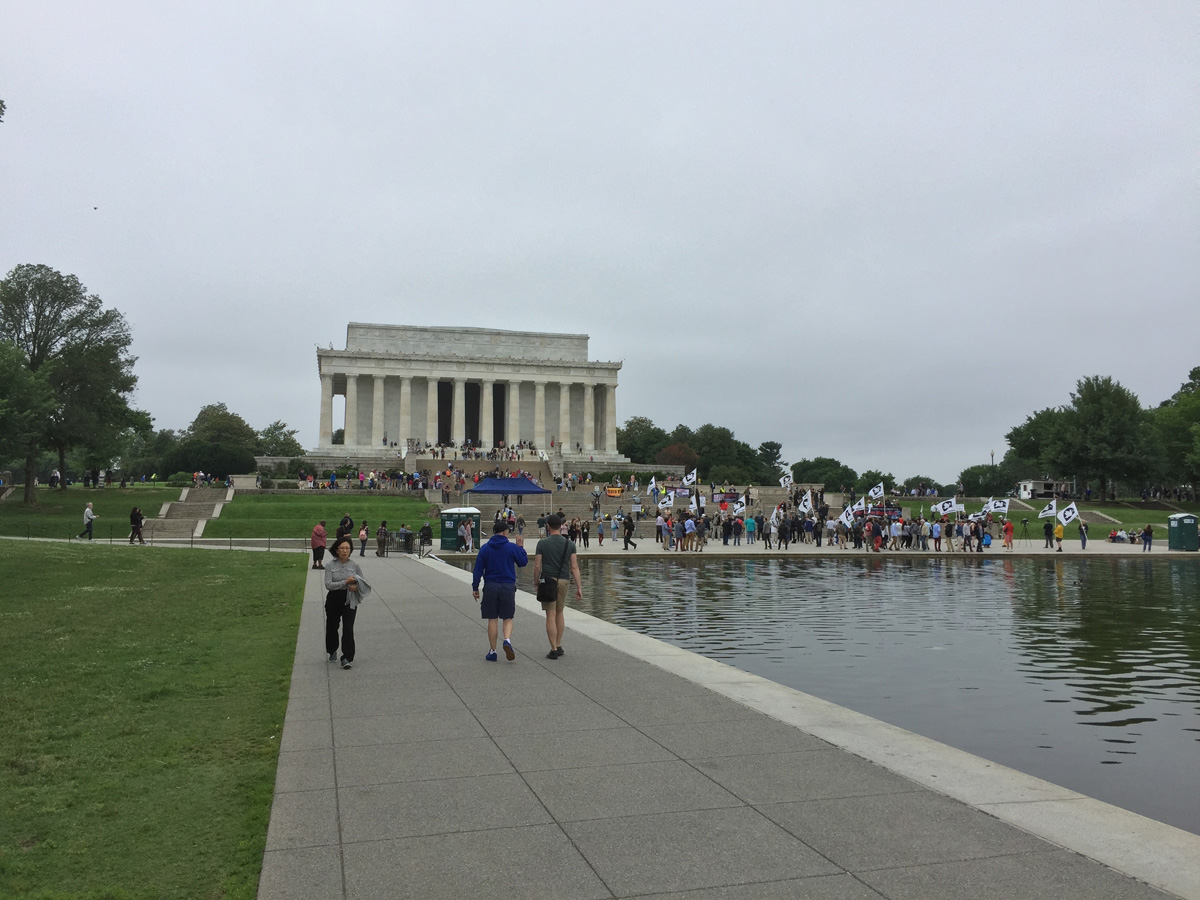 The Lincoln Memorial as photographed by Fred Michmershuizen
